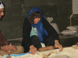 Making chappati